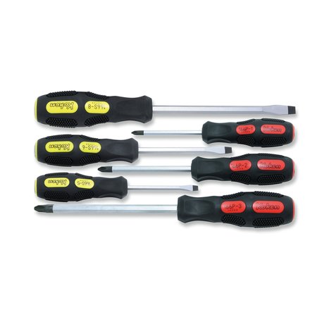 KO-KEN ScrewDriver Set PH1-2-3/SL5-6-8 Blade Through type 6 pieces 166PS/6